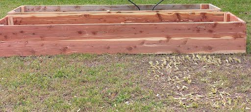 Raised Flower Bed donated by Walter Beard